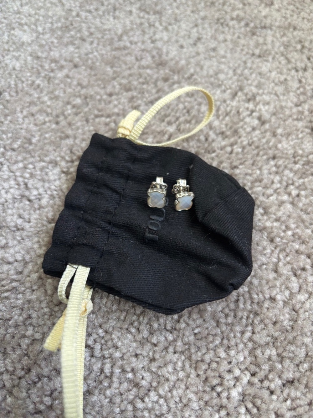 Tous mother of pearl and silver earrings